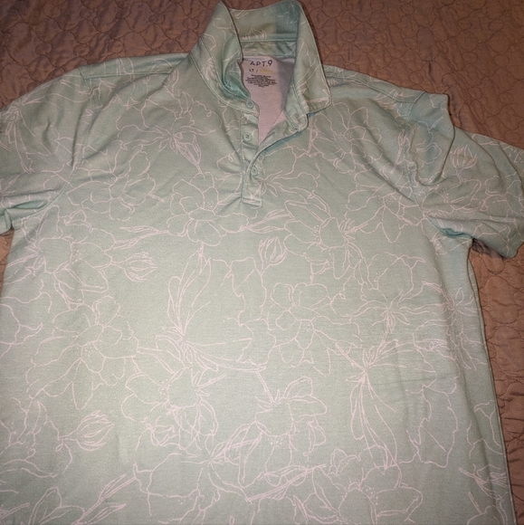 Apt 9 floral tshirt L - Picture 3 of 3